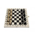 Dřevěné cestovatelské šachy mini