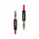AUX kabel 3,5mm jack RL-L200 2m červený