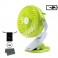 Stolní ventilátor F2 Mini Fan 700mAh USB  zelený
