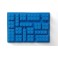 LEGO Iconic silikonová forma na led Modrá