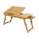 Přenosný stolek pod notebook z bambusu