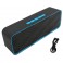 Přenosný Bluetooth FM reproduktor modrý