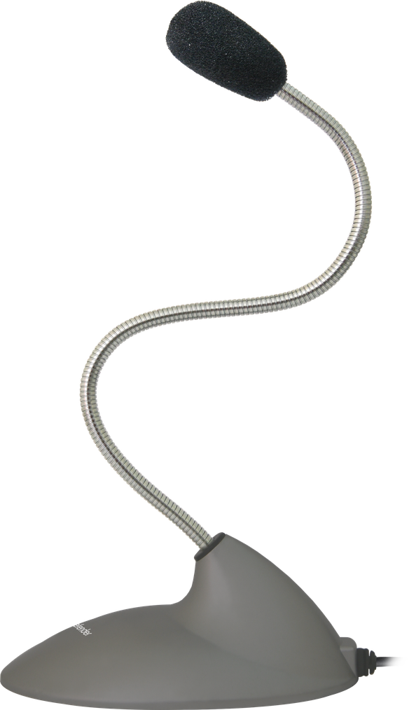 Stolní mikrofon s podstavcem Defender MIC-111 je určený pro připojení k počítači přes 3,5 jack kabel.