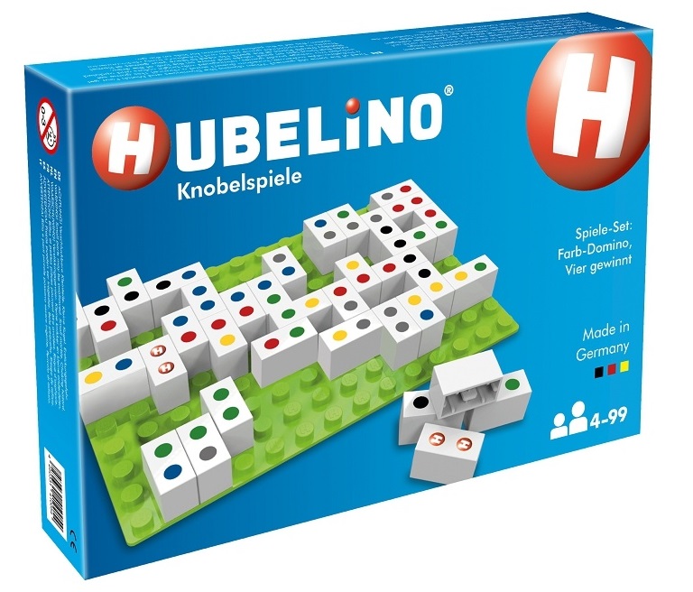 Hubelino set domino učí děti barvičky, čísla a rozvíjí logické myšlení.