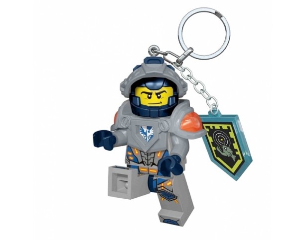 Vyberte si stylovou klíčenku s motivem jednoho z NEXO Knights super hrdinů a dopřejte si opravdu originální přívěšek na klíče s puncem kvality značky LEGO.